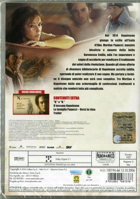 N io e Napoleone di Paolo Virzì - DVD - 2