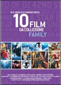 10 film da collezione. Family (10 DVD) di Eric Brevig,Tim Burton,David Dobkin,Richard Donner,George Miller,Charles Martin Smith,Zack Snyder,Mel Stuart,Robert Zemeckis