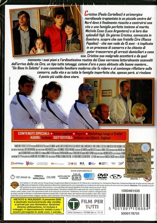 Un boss in salotto di Luca Miniero - DVD - 2