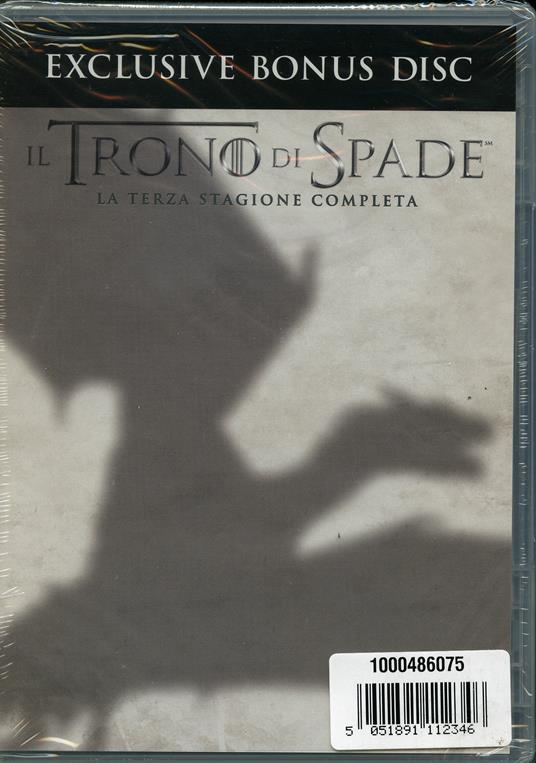 Il trono di spade. Stagione 3. Con Bonus Disc (6 DVD) di Timothy Van Patten,Brian Kirk,Daniel Minahan,Alex Graves,Alik Sakharov - DVD - 2