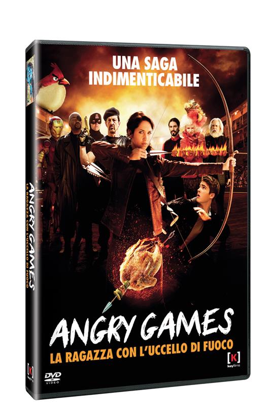 Angry Games. La ragazza con l'uccello di fuoco - DVD - Film di Jason  Friedberg , Aaron Seltzer Commedia | IBS