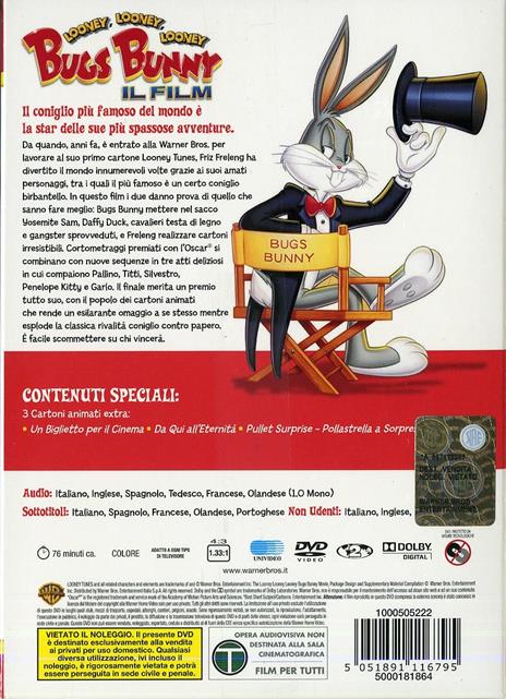 Il tuo simpatico amico Bugs Bunny - DVD - Film di Friz Freleng Animazione |  IBS