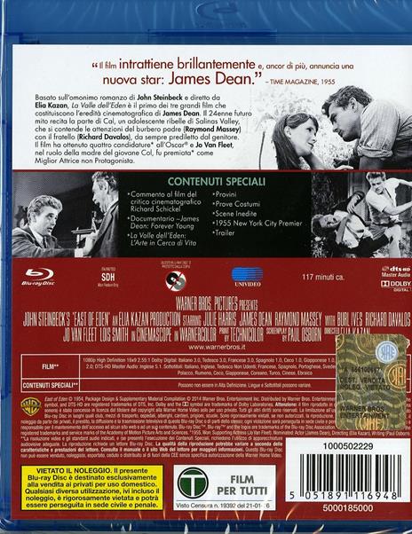 La valle dell'Eden di Elia Kazan - Blu-ray - 2