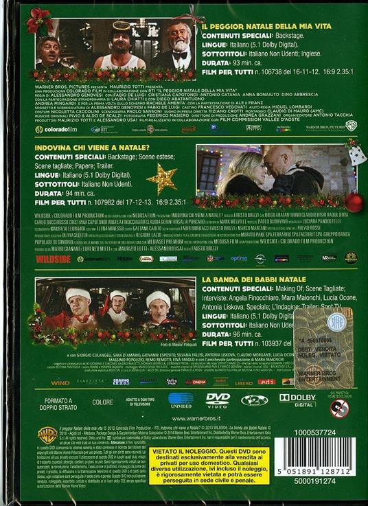 Risate sotto l'albero (3 DVD) - DVD - Film di Fausto Brizzi , Paolo  Genovese Commedia | IBS