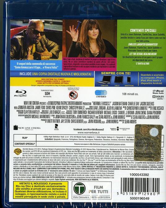Come ammazzare il capo 2 - Blu-ray - Film di Sean Anders Commedia | IBS