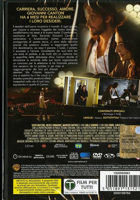 Le leggi del desiderio di Silvio Muccino - DVD - 2