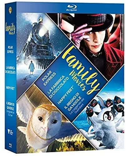 Family Movies (4 Blu-ray) di Tim Burton,Robert Zemeckis,George Miller,Zack Snyder - Blu-ray