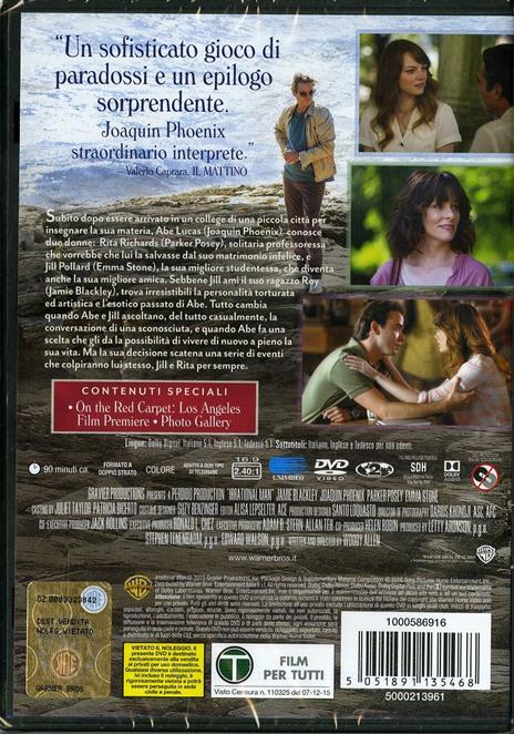 Irrational Man di Woody Allen - DVD - 2