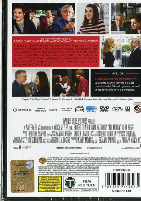 Lo stagista inaspettato di Nancy Meyers - DVD - 8