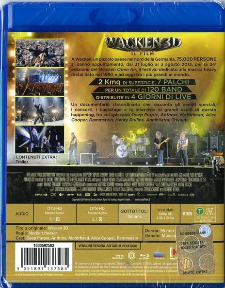 Wacken 3D di Norbert Heitker - Blu-ray - 2