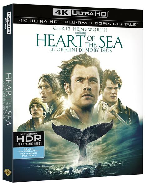 Heart of the Sea. Le origini di Moby Dick (Blu-ray + Blu-ray 4K Ultra HD) di Ron Howard - 2