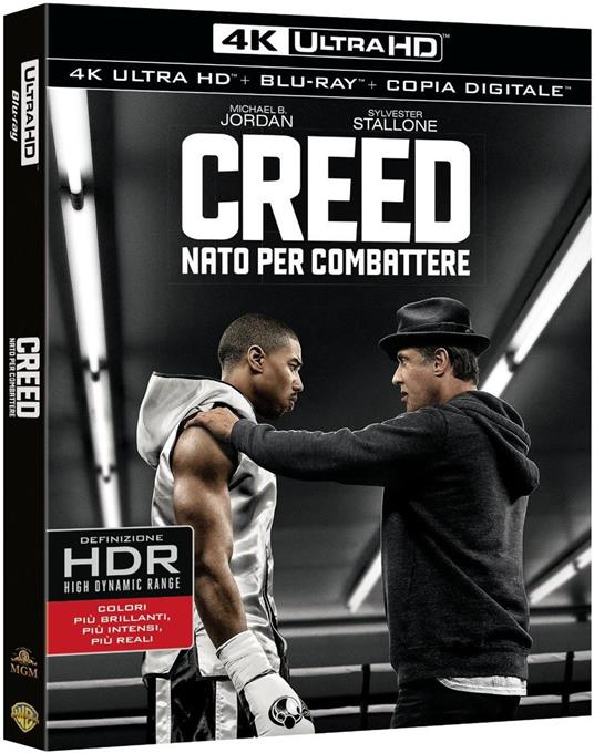 Creed. Nato per combattere (Blu-ray + Blu-ray 4K Ultra HD) - Blu-ray +  Blu-ray Ultra HD 4K - Film di Ryan Coogler Drammatico | IBS