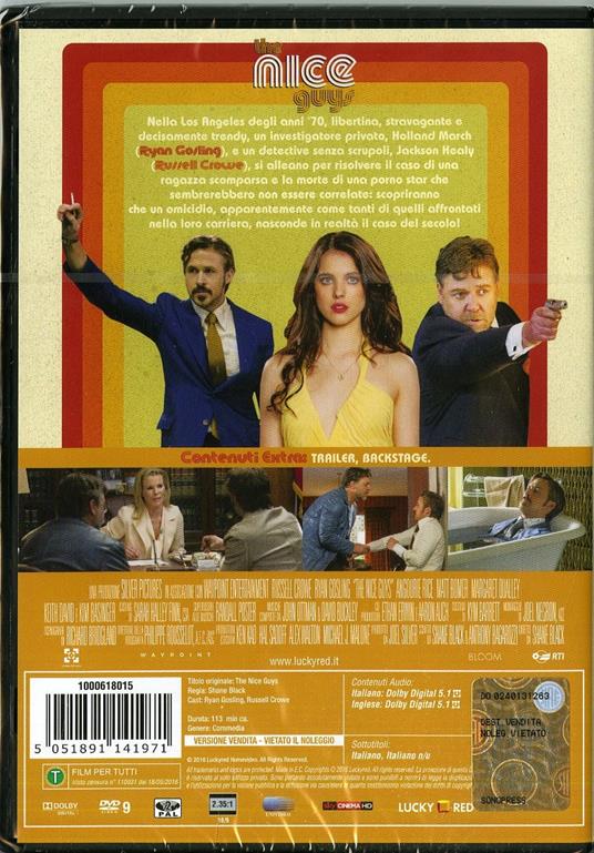 The Nice Guys - DVD - Film di Shane Black Giallo | IBS