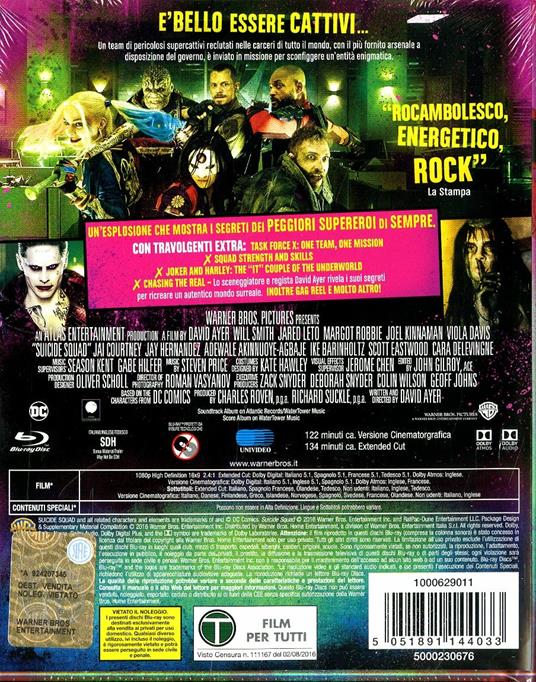 Suicide Squad. Collectors Edition (2 Blu-ray) di David Ayer - Blu-ray - 8