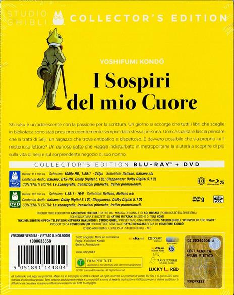 I sospiri del mio cuore. Collector's Edition (DVD + Blu-ray) di Yoshifumi Kondo - 2