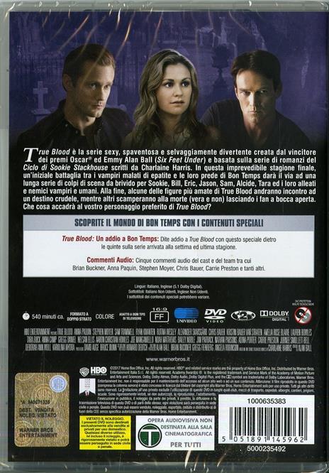 True Blood. Stagione 7. Serie TV ita (4 DVD) di Michael Lehmann,Scott Winant,Daniel Minahan - DVD - 2