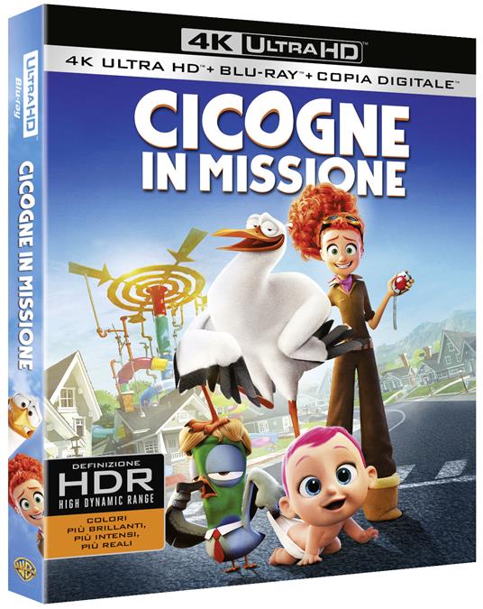 Cicogne in missione (Blu-ray + Blu-ray 4K Ultra HD) di Nicholas Stoller,Doug Sweetland
