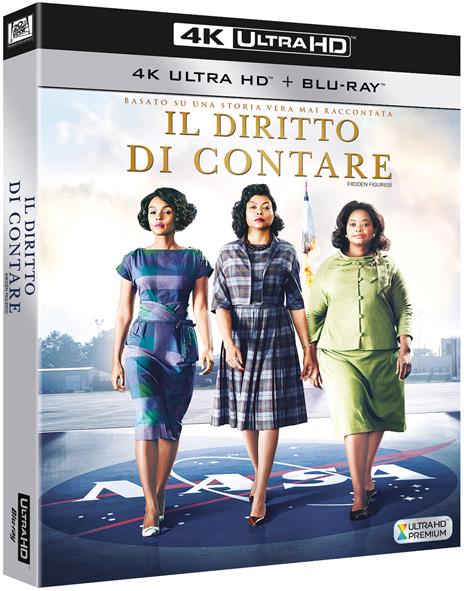 Il diritto di contare (Blu-ray + Blu-ray 4K Ultra HD) di Theodore Melfi - Blu-ray + Blu-ray Ultra HD 4K