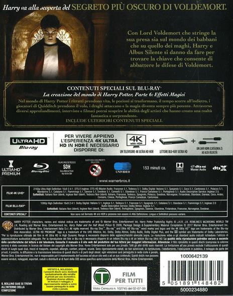 Harry Potter e il principe mezzosangue (Blu-ray + Blu-ray 4K Ultra HD) di David Yates - 3