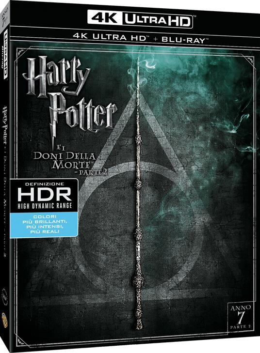 Harry Potter e i doni della morte. Parte 2 (Blu-ray + Blu-ray 4K Ultra HD)  - Blu-ray + Blu-ray Ultra HD 4K - Film di David Yates Fantasy e  fantascienza