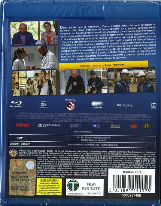 Mamma o papà? (Blu- ray) di Riccardo Milani - Blu-ray - 2