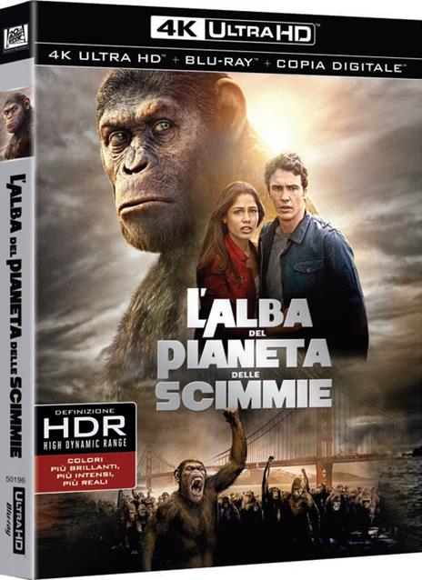 L' alba del pianeta delle scimme (Blu-ray + Blu-ray 4K Ultra HD) di Rupert Wyatt