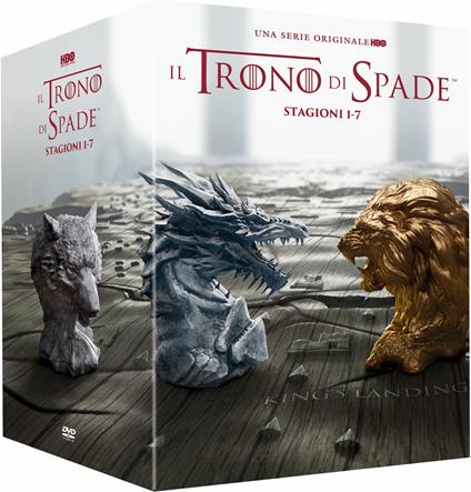 Il trono di spade. Game of Thrones. Stagioni 1 - 7. Serie TV ita (34 DVD) di Timothy Van Patten,Brian Kirk,Daniel Minahan,Alex Graves,Daniel Minahan - DVD