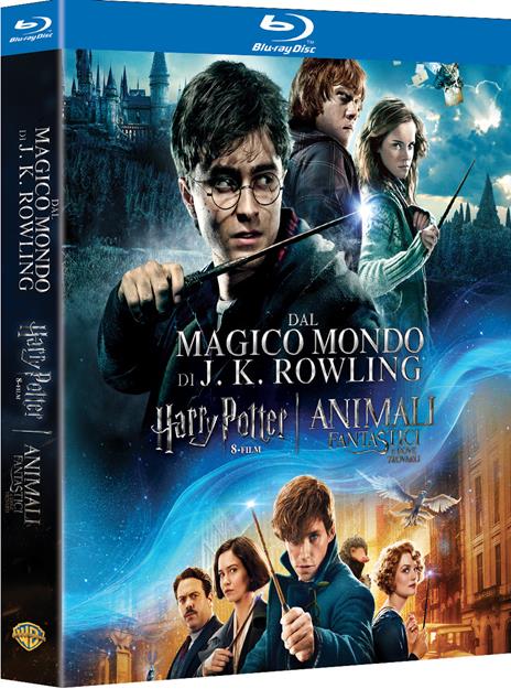 Wizarding World. Collezione 9 film. Harry Potter - Animali fantastici (Blu-ray) di Chris Columbus,Alfonso Cuaron,Mike Newell,David Yates