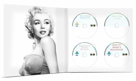 Marilyn Monroe. Vinyl Edition. Quando la moglie è in vacanza - Gli uomini preferiscono le bionde - A qualcuno piace caldo - Come sposare un milionario (4 DVD) di Howard Hawks,Jean Negulesco,Billy Wilder - 2