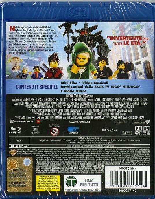 Lego Ninjago. Il film (Blu-ray) di Charlie Bean,Paul Fisher,Bob Logan - Blu-ray - 14
