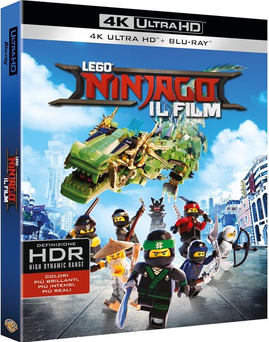 Lego Ninjago. Il film (Blu-ray + Blu-ray 4K Ultra HD) di Charlie Bean,Paul Fisher,Bob Logan