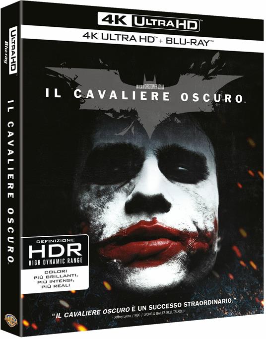 Il cavaliere oscuro (Blu-ray + Blu-ray Ultra HD 4K) di Christopher Nolan
