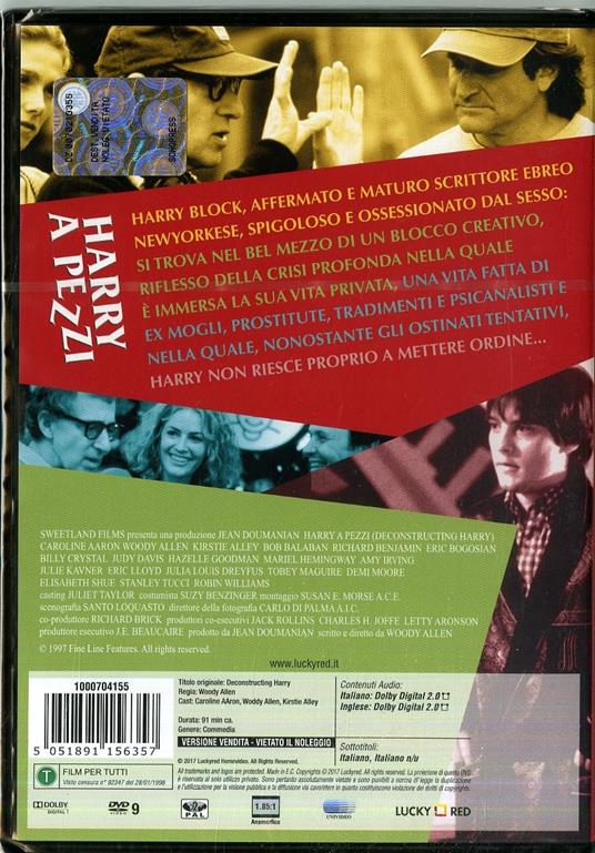 Harry a pezzi (DVD) - DVD - Film di Woody Allen Commedia | IBS
