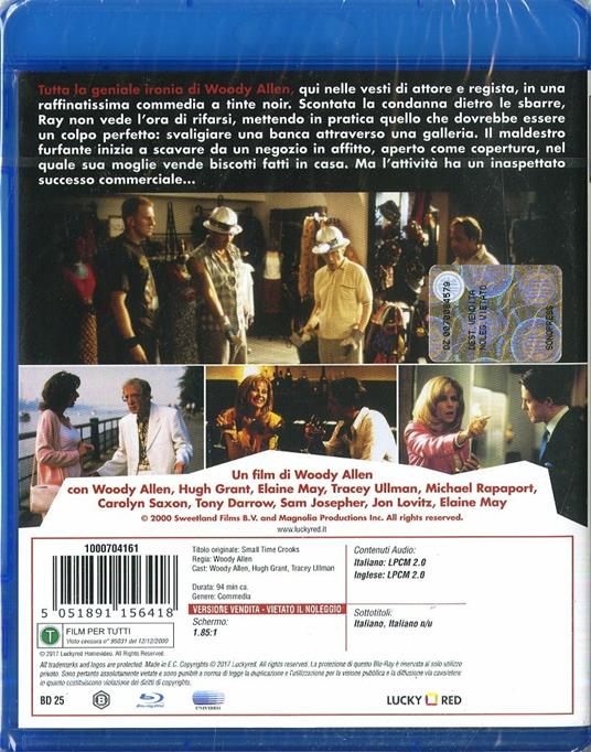 Criminali da strapazzo (Blu-ray) di Woody Allen - Blu-ray - 2