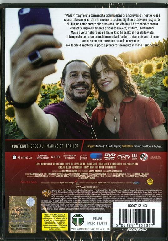 Made in Italy (DVD) di Luciano Ligabue - DVD - 3