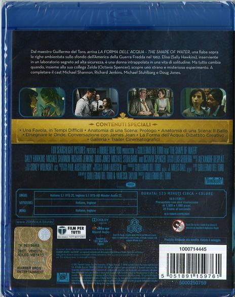 La forma dell'acqua. The Shape of Water (Blu-ray) di Guillermo Del Toro - Blu-ray - 3