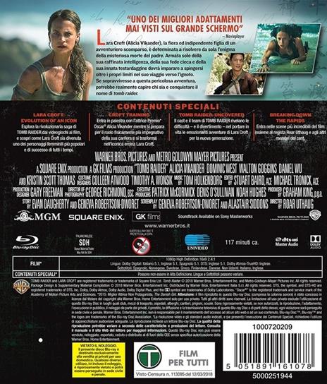 Tomb Raider (Blu-ray) di Roar Uthaug - Blu-ray - 7