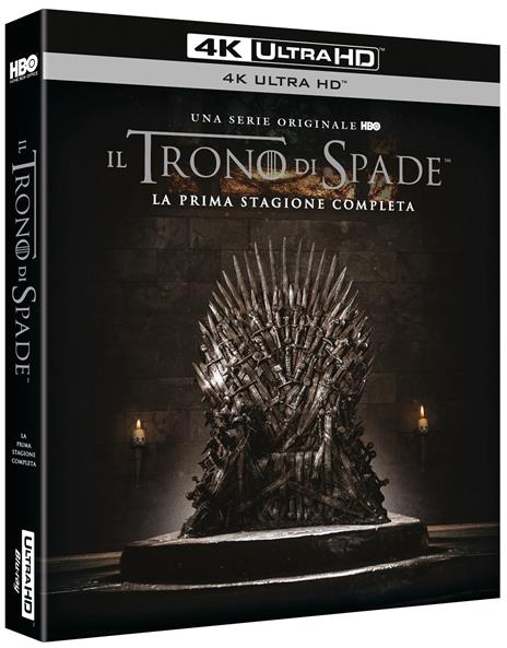 Il trono di spade. Game of Thrones. Stagione 1. Serie TV ita (4 Blu-ray  Ultra HD 4K) - Blu-ray Ultra HD 4K - Film di Timothy Van Patten , Brian  Kirk Fantastico | IBS