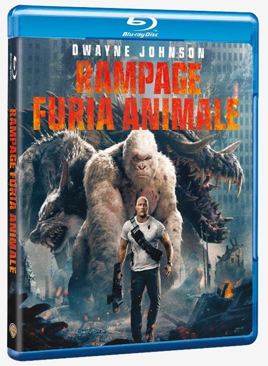 Rampage. Furia animale (Blu-ray) di Brad Peyton - Blu-ray