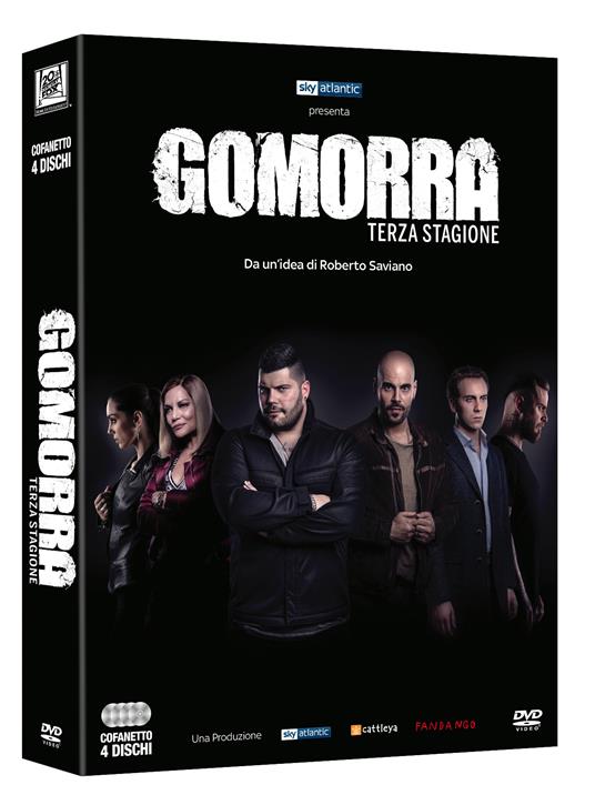 Gomorra. La Serie. Stagione 3. Stand Pack (4 DVD) di Stefano Sollima,Francesca Comencini,Claudio Cupellini - DVD