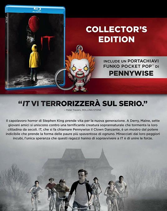 It - 2017. Con Funko Keychain (Blu-ray) di Andy Muschietti - Blu-ray - 2