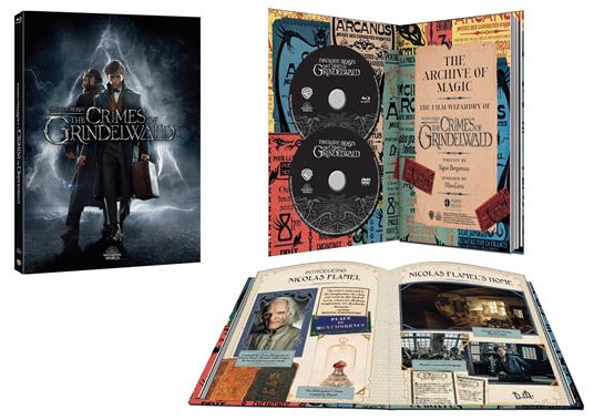 Animali fantastici: I crimini di Grindelwald. Digibook (DVD+ Blu-ray) - DVD  + Blu-ray - Film di David Yates Fantastico | IBS