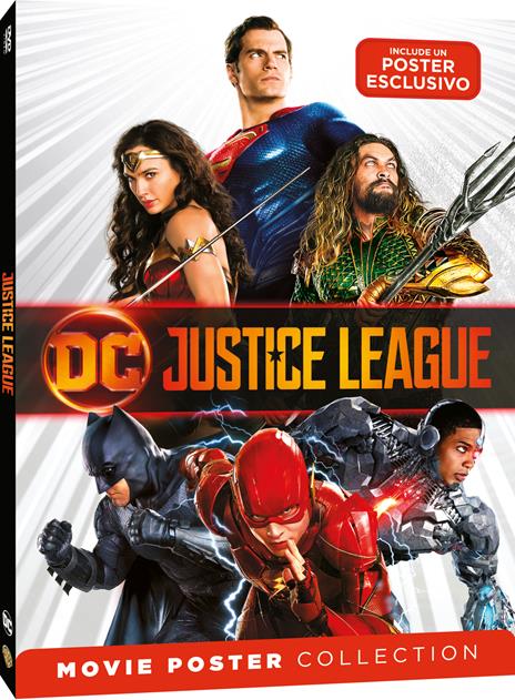 Justice League. Movie Poster (DVD) - DVD - Film di Zack Snyder Avventura |  IBS