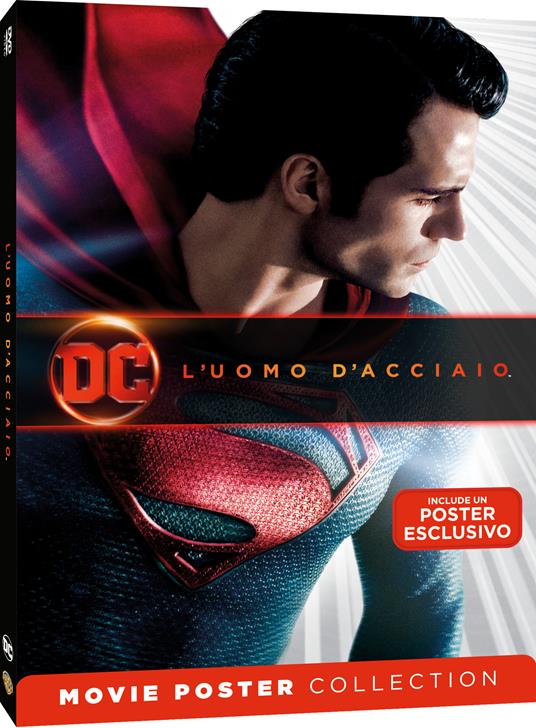 L' uomo d'acciaio. Movie Poster (DVD) di Zack Snyder - DVD