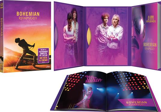 Bohemian Rhapsody. Digibook Edition con Album Fotografico (DVD + Blu-ray) -  DVD + Blu-ray - Film di Bryan Singer Drammatico | IBS