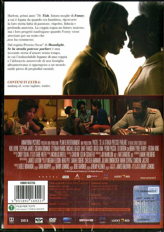 Se la strada potesse parlare (DVD) di Barry Jenkins - DVD - 2