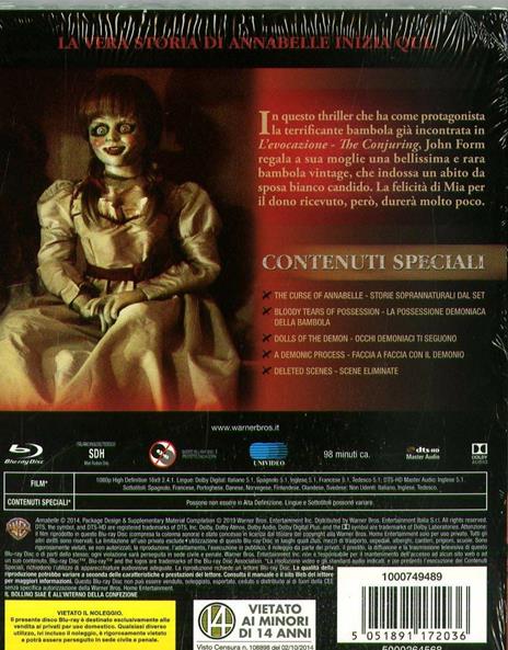 Annabelle. Horror Maniacs (Blu-ray) di John R. Leonetti - Blu-ray - 2