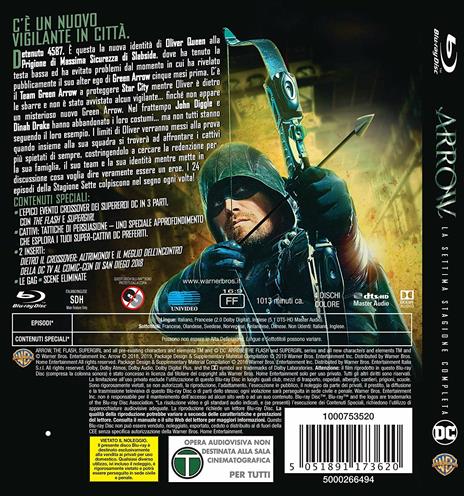 Arrow. Stagione 7. Serie TV ita (5 Blu-ray) di James Bamford,Michael Schultz,Wendey Stanzler,Jesse Warn - Blu-ray - 2