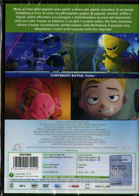 Pupazzi alla riscossa. Uglydolls (DVD) - DVD - Film di Robert Rodriguez ,  Kelly Asbury Animazione | IBS