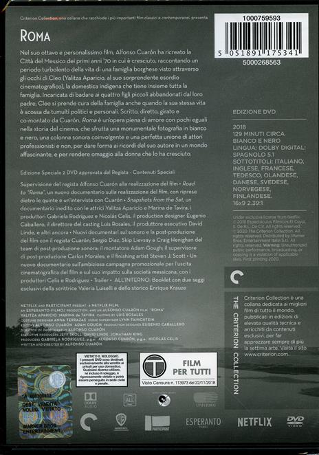 Roma (DVD) - DVD - Film di Alfonso Cuarón Drammatico | IBS